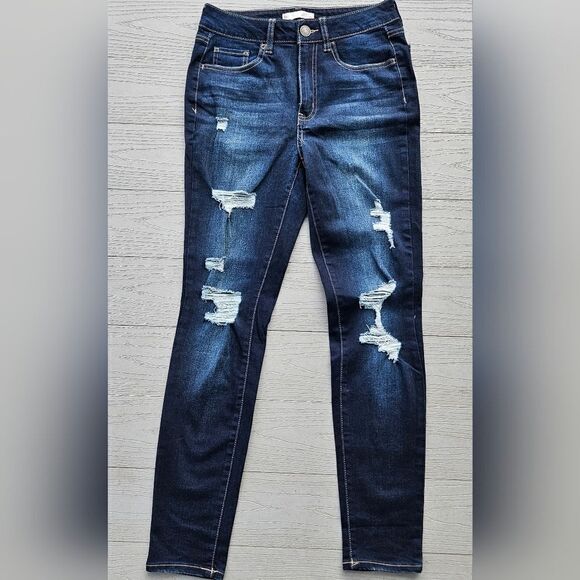 SO Skinny Jeans high rise Size 7 28" waist NEW NO TAGS. - Picture 1 of 14